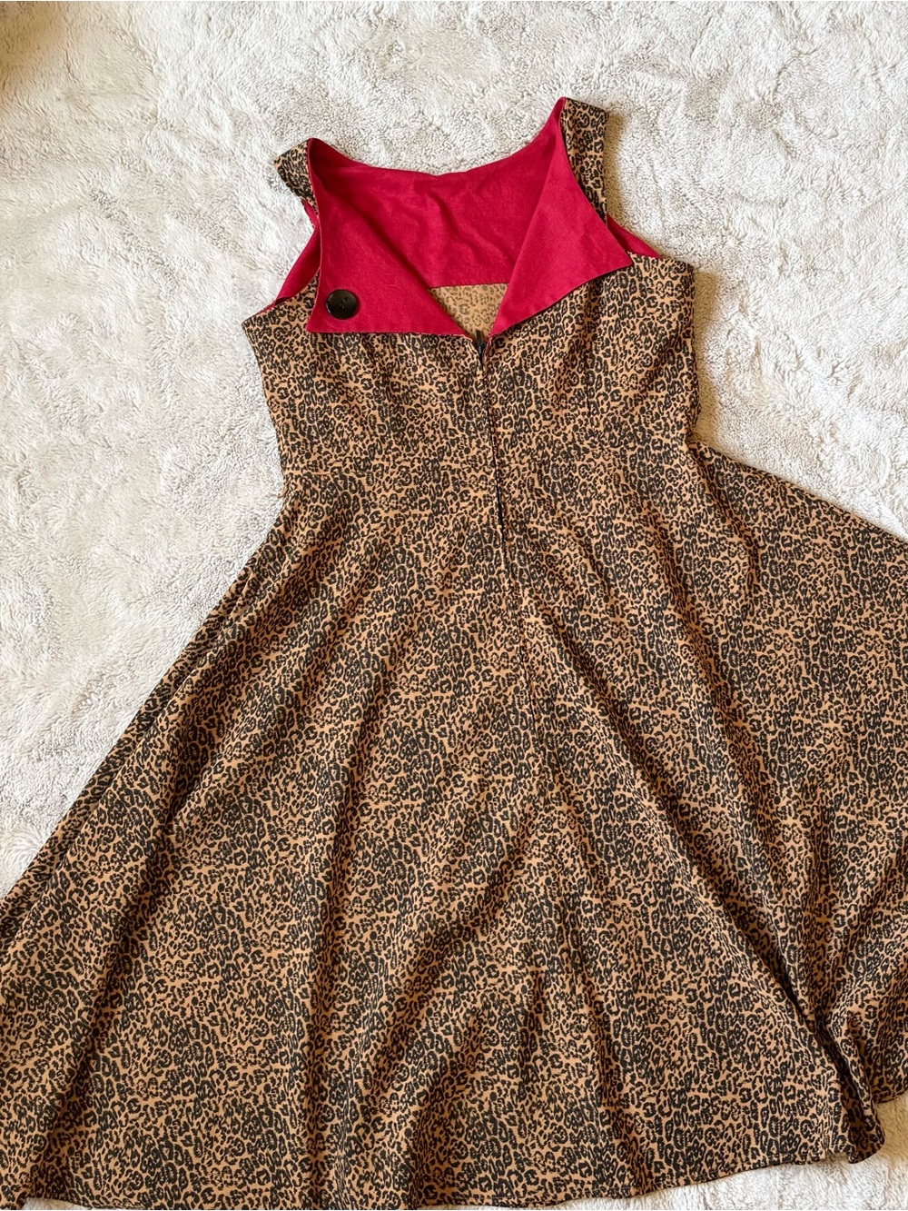 Bettie Page by Tatyanna leopard print dress
